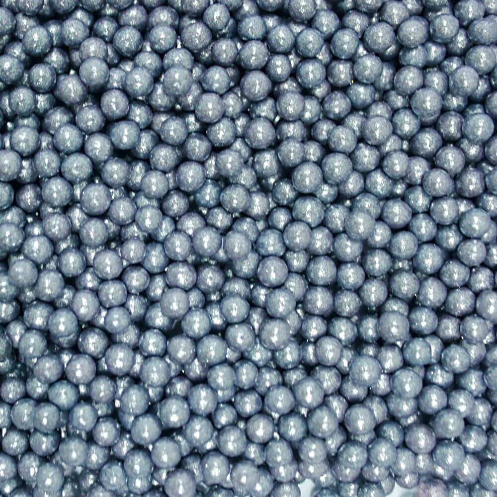 Confect Gun Metal Disco Balls Sprinkles 5 MM | Grocsy