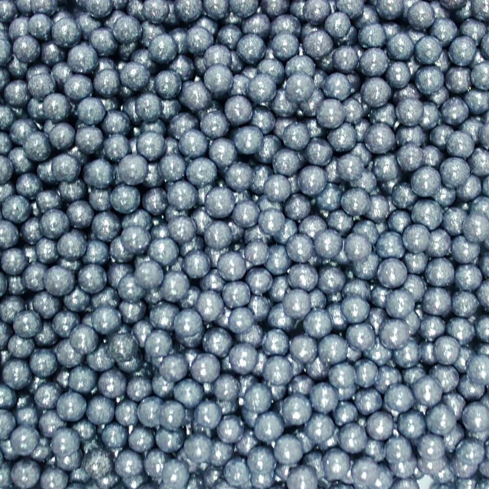 Confect Gun Metal Disco Balls Sprinkles 6 MM | Grocsy
