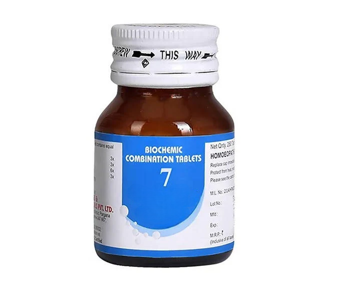 Bakson's Homeopathy Biochemic Combination 7 Tablets | Grocsy