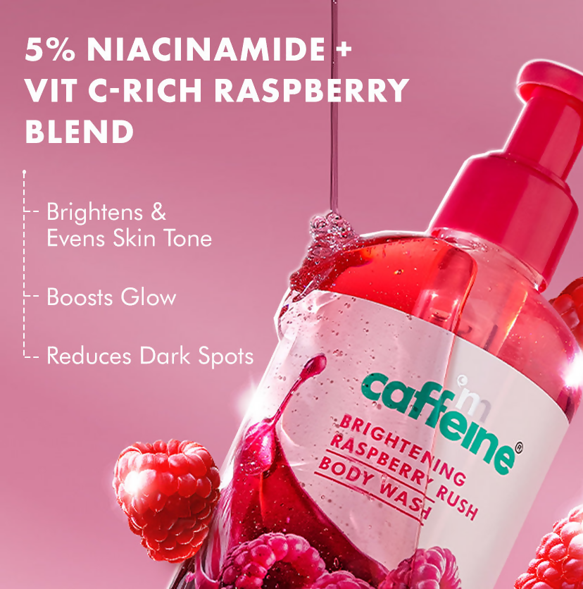 mCaffeine Brighten, De-Tan & Acne-Free Body Wash | Grocsy
