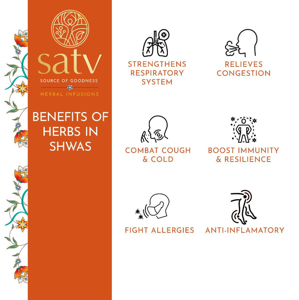 Satv Shwas Herbal Milk Tea | Grocsy