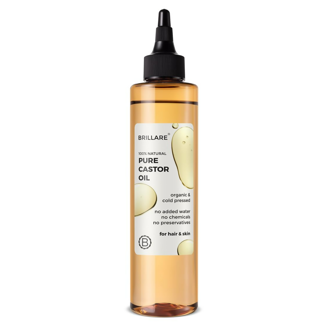 Brillare 100% Natural Pure Castor Oil For Hair Growth | Grocsy
