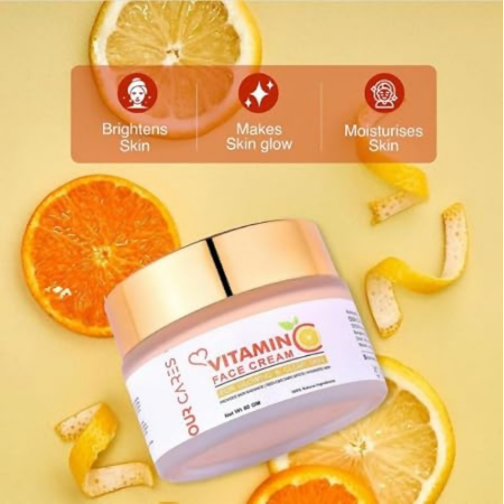 Our Cares Vitamin C Face Cream for Glowing & Clear Skin | Grocsy