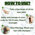 Qykkare Herbal Anti-Hairfall Shampoo & Herbal Hair Growth Oil Combo | Grocsy