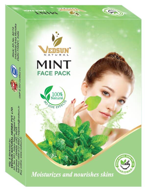 Vedsun Naturals Mint Face Pack | Grocsy