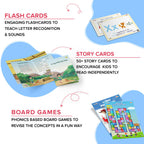 ClassMonitor Phonics Learning Kit with Free Mobile App with Home-Learning Educational kit for Kids of Age 3 Years | Grocsy