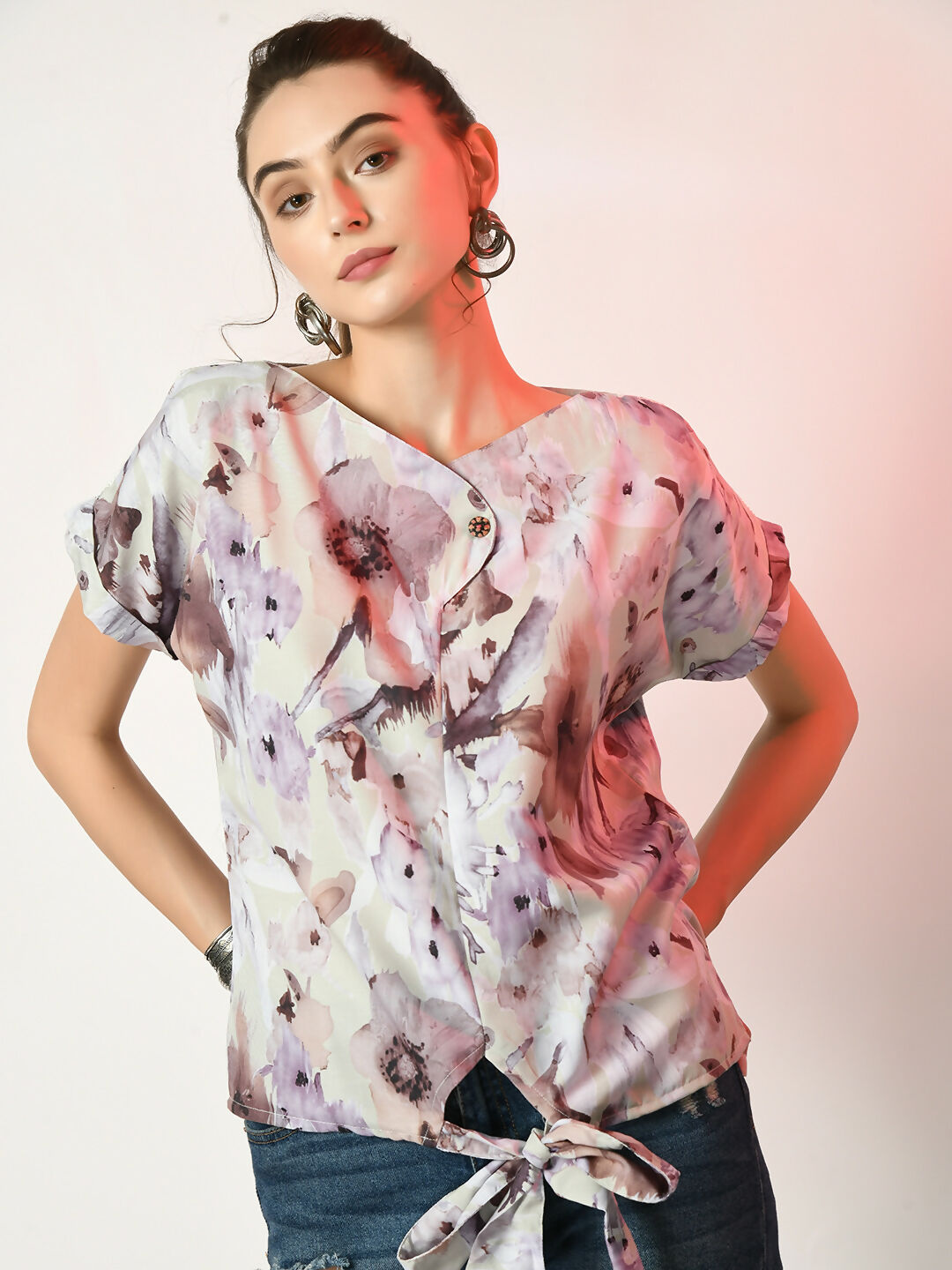 Myshka Women's Multi Printed Top | Grocsy