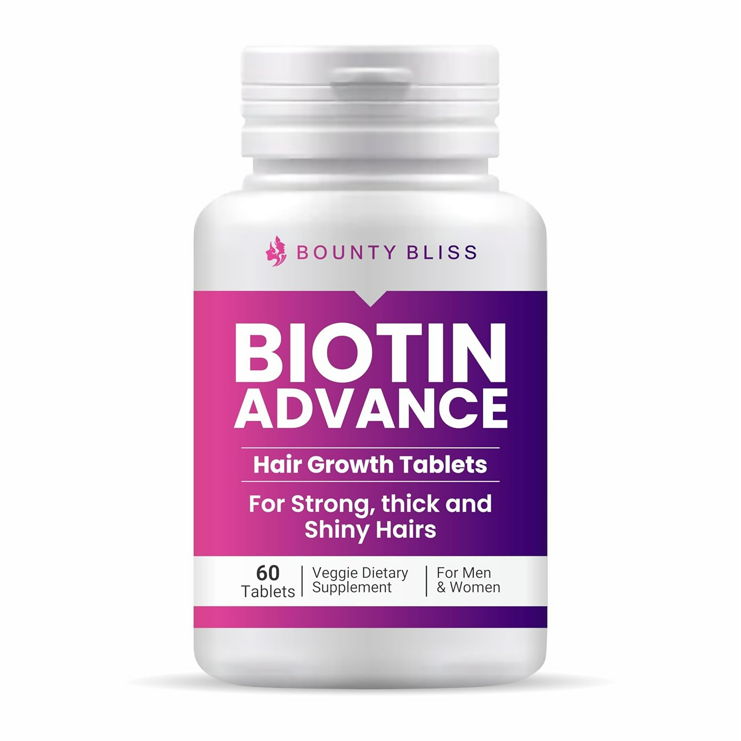 Bounty Bliss Biotin Advance Hair Growth Tablets Beauty & Hair Growth Gummies | Grocsy