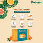 Medimade Wellness Orange & Grapefruit Premium Soap | Grocsy