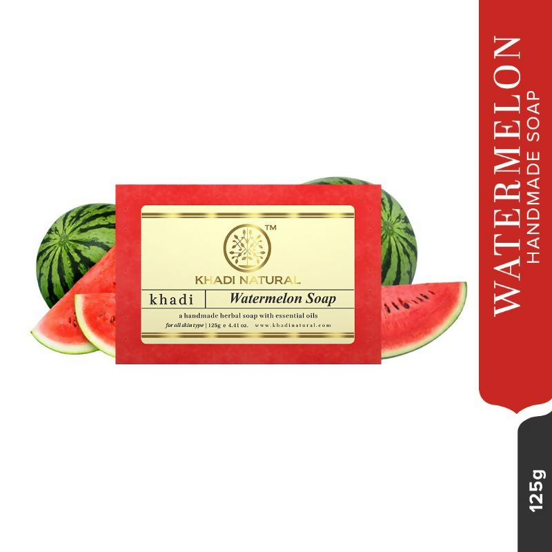 Khadi Natural Watermelon Handmade Soap | Grocsy