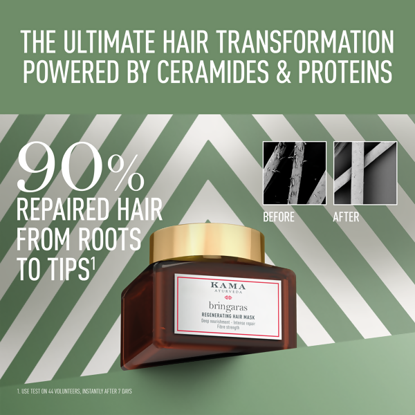 Kama Ayurveda Bringaras Regenerating Hair Mask | Grocsy