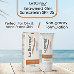 Le Bonheur Seaweed Gel Sunscreen SPF 25 For Skin Fairness | Grocsy