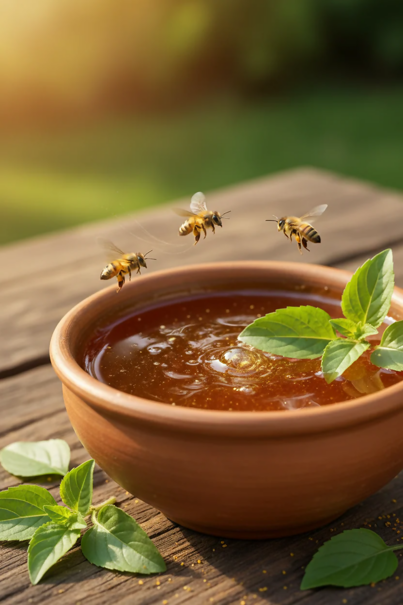 VedaRasa Tulasi Flavor Honey | Grocsy