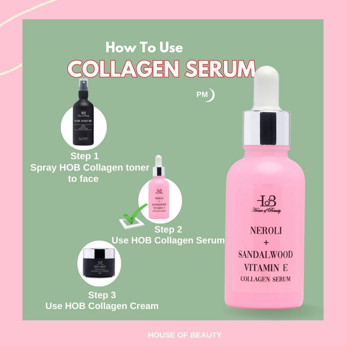 House of Beauty Collagen Serum With Vitamin E | Grocsy