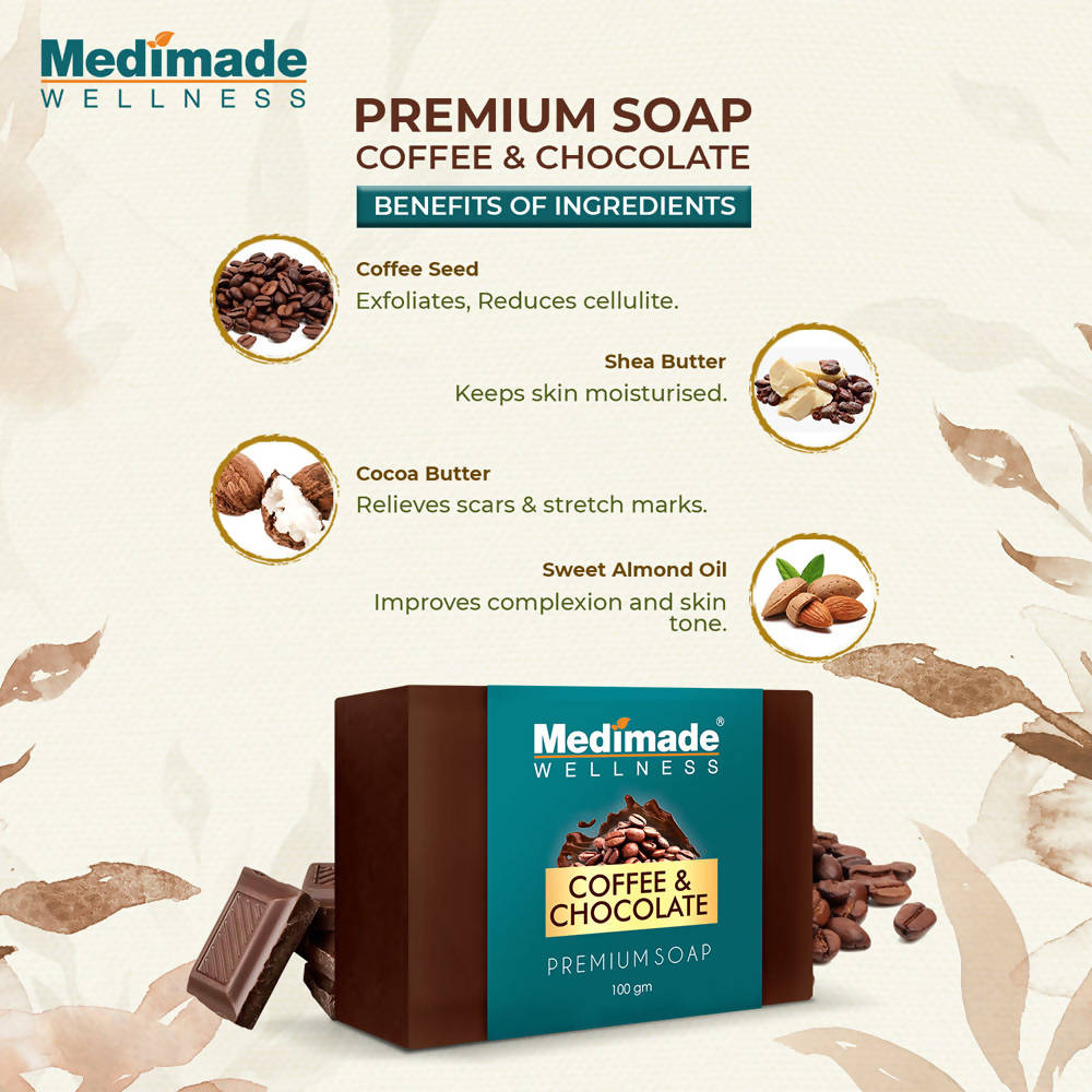 Medimade Wellness Coffee & Chocolate Premium Soap | Grocsy
