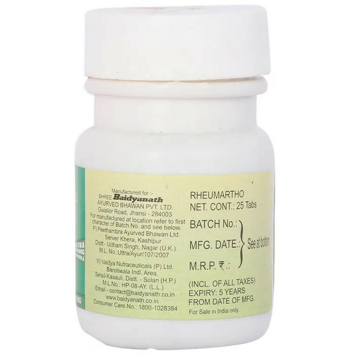 Baidyanath Jhansi Rheumartho With Salai Guggulu | Grocsy