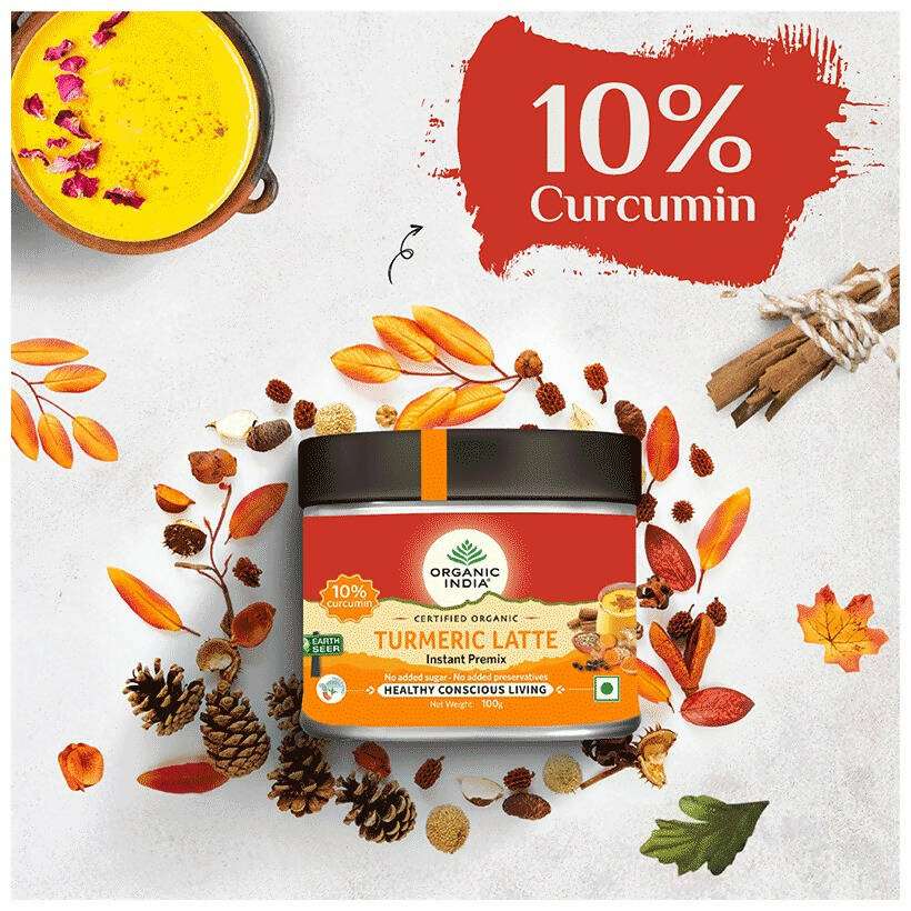 Organic India Turmeric Latte Instant Premix - Swadesiicart