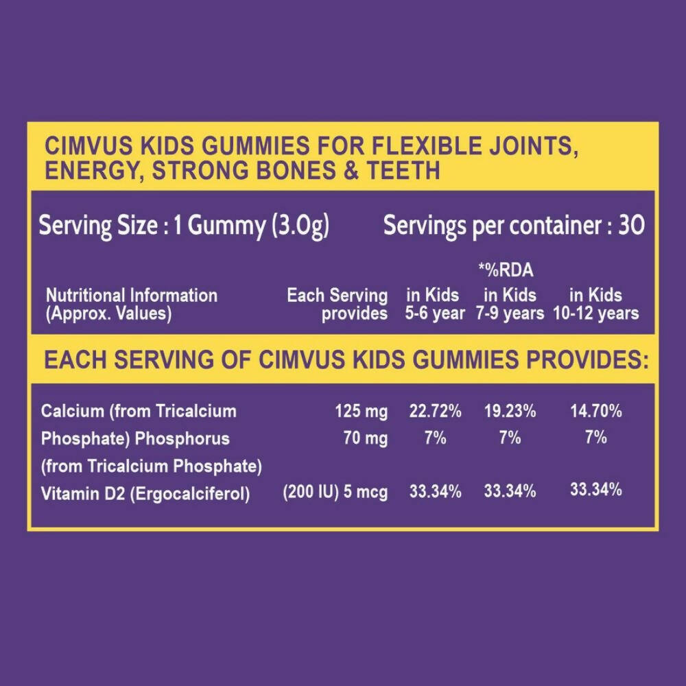 Carbamide Forte Calcium With Vitamin D Gummies | Grocsy