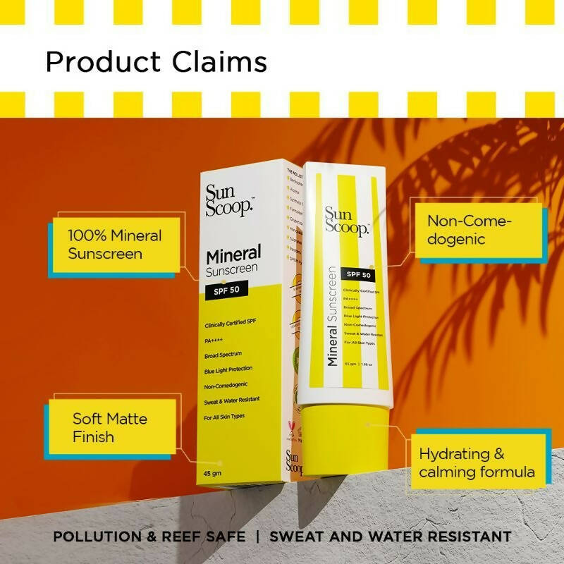 Sun Scoop Mineral Sunscreen SPF 50 | Grocsy