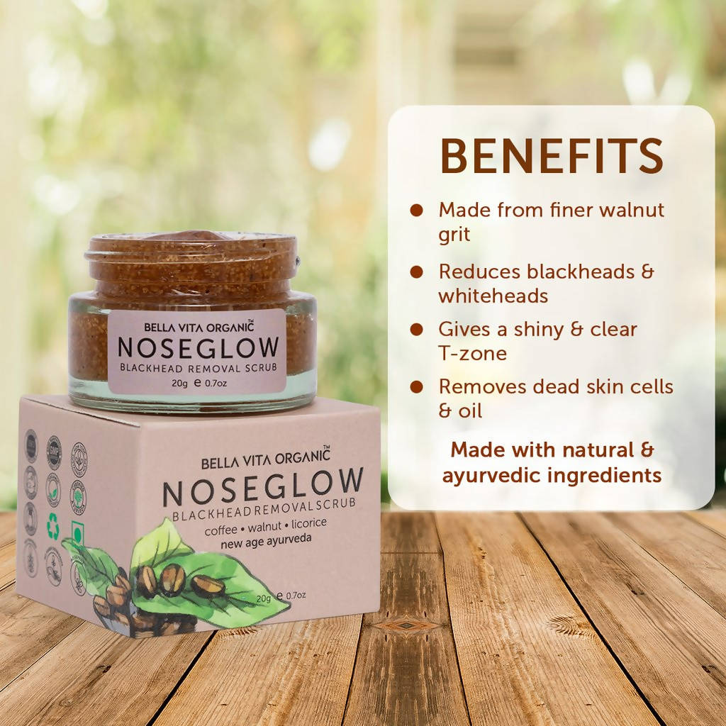 Bella Vita Organic Nose Glow Blackhead Removal Scrub | Grocsy