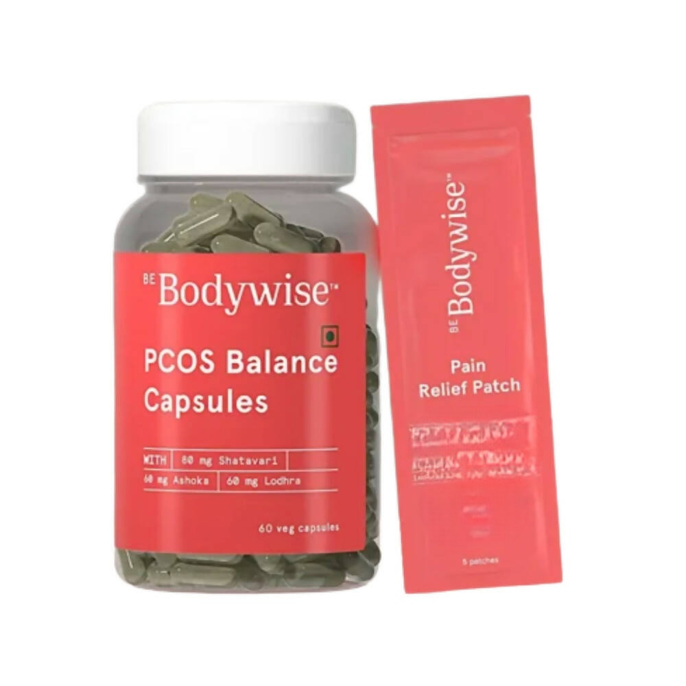 BeBodywise PCOS Balance Capsule & Period Pain Relief Patch | Grocsy