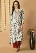 Joban Fashion White Maslin Kurta Set | Grocsy