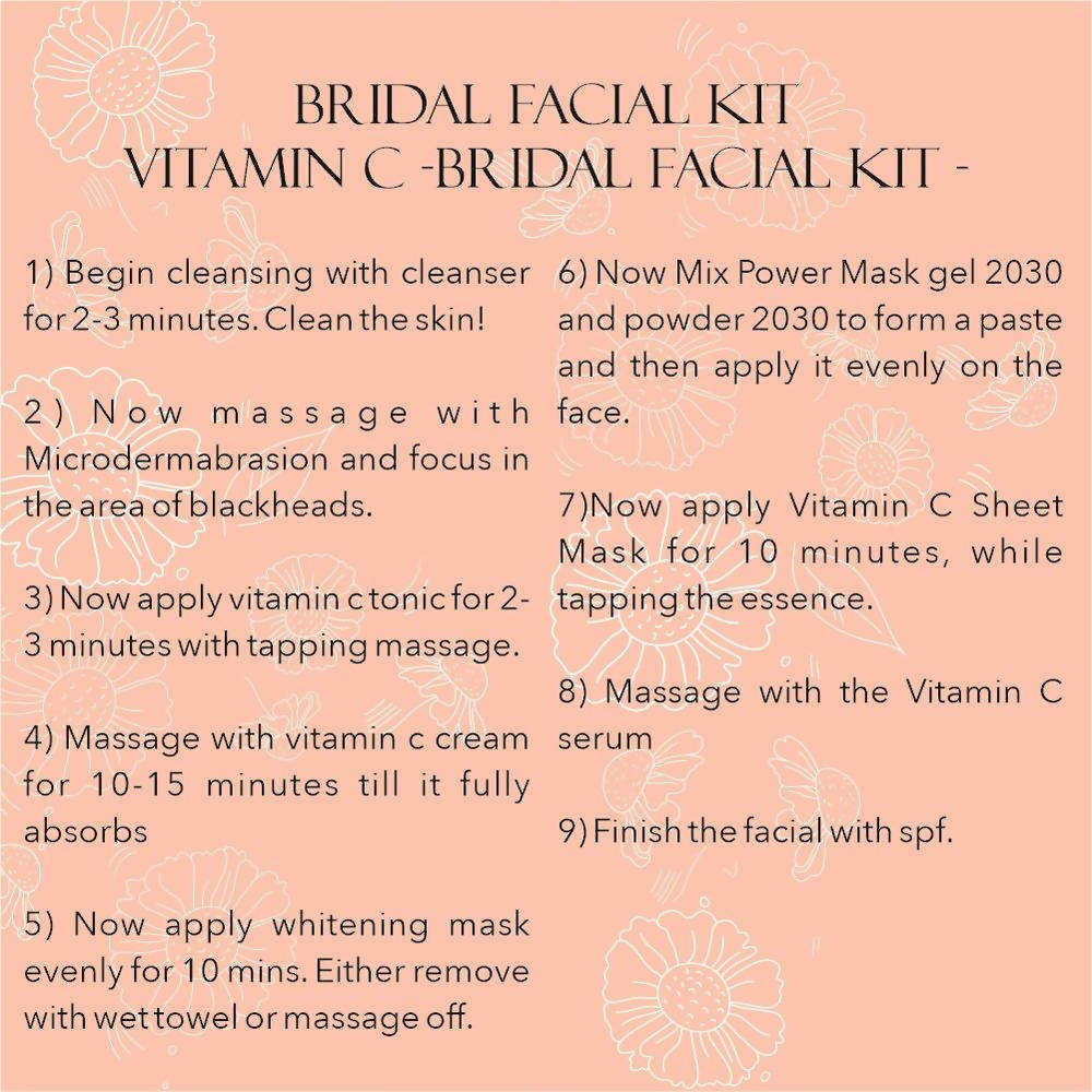 Professional O3+ Bridal Facial Kit Vitamin C Glowing Skin | Grocsy