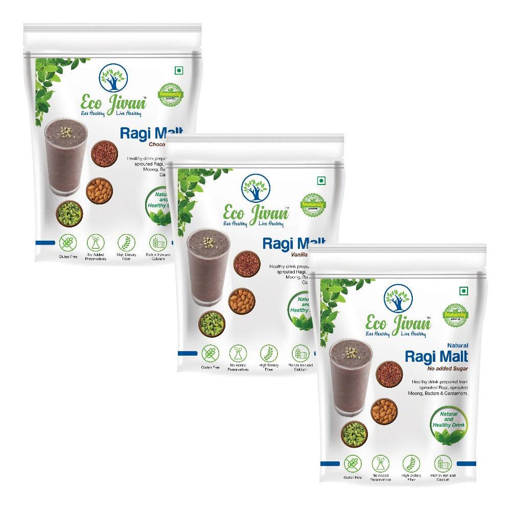 Ragi Malt Combo (3 x 200gms) | Grocsy