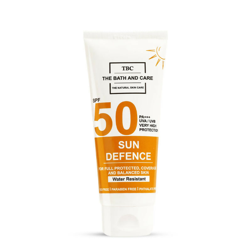 TBC - The Bath and Care Sun Defense Cream SPF 50 PA+++ UVA/UVB | Grocsy
