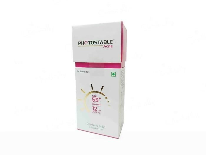Photostable Acne SPF 55+ PA+++ Clear Matte Sunscreen Gel | Grocsy