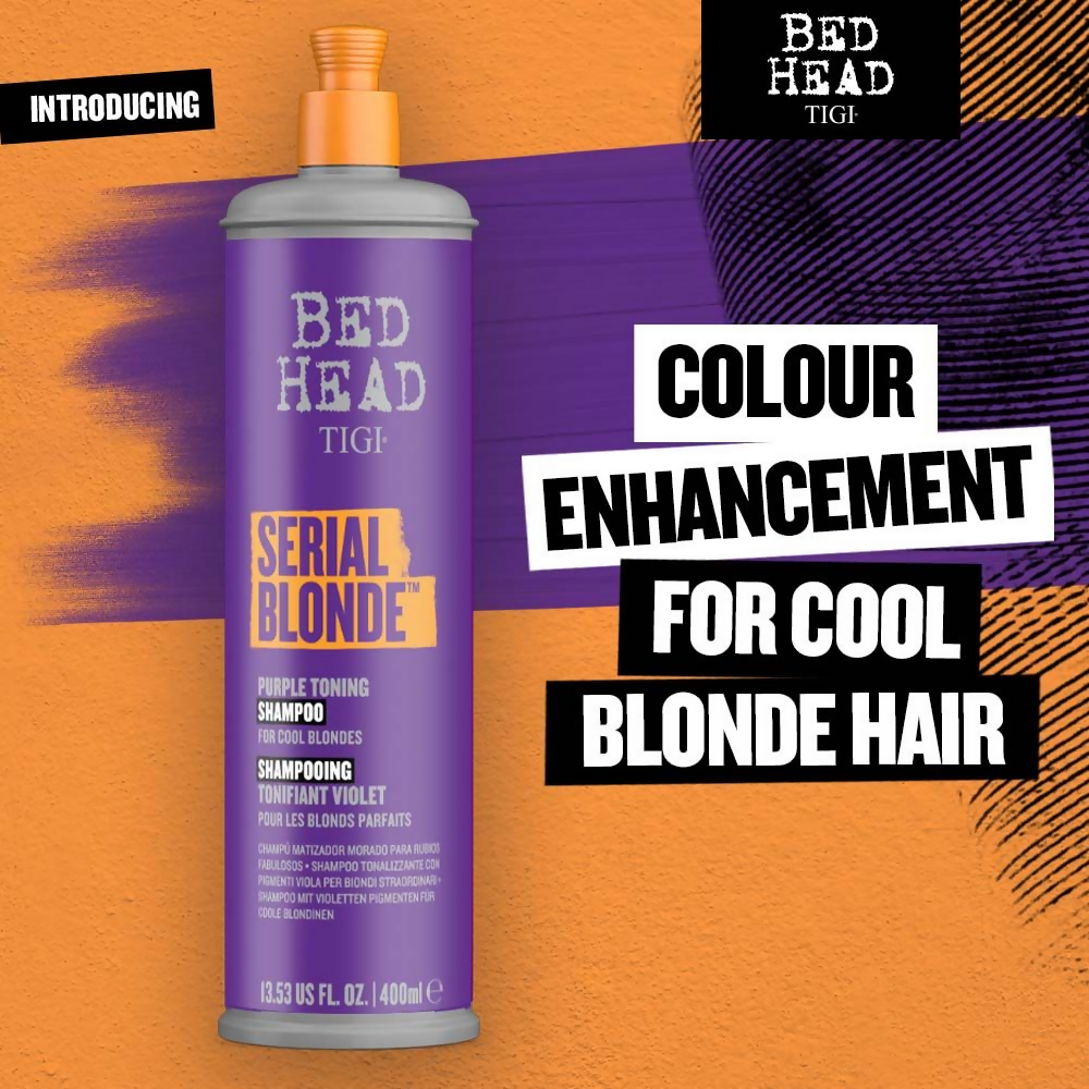 TIGI Bed Head Serial Blonde Purple Toning Shampoo | Grocsy
