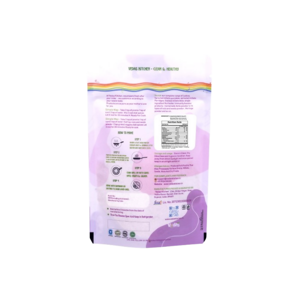 Vedas Kitchen Soaked Buckweat Millets Dosa Premix | Grocsy