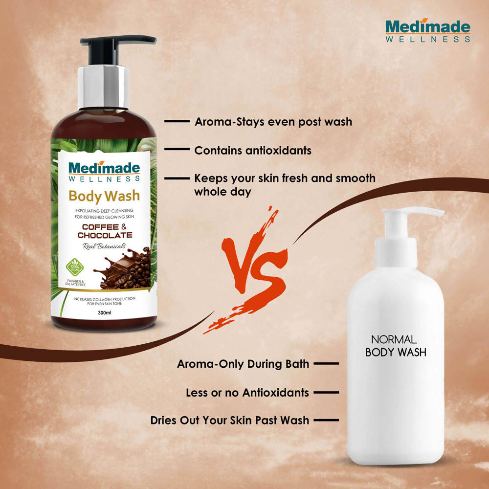 Medimade Wellness Coffee & Chocolate Body Wash | Grocsy