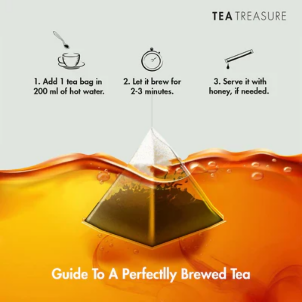 Tea Treasure Pure Chamomile Tea Bags | Grocsy