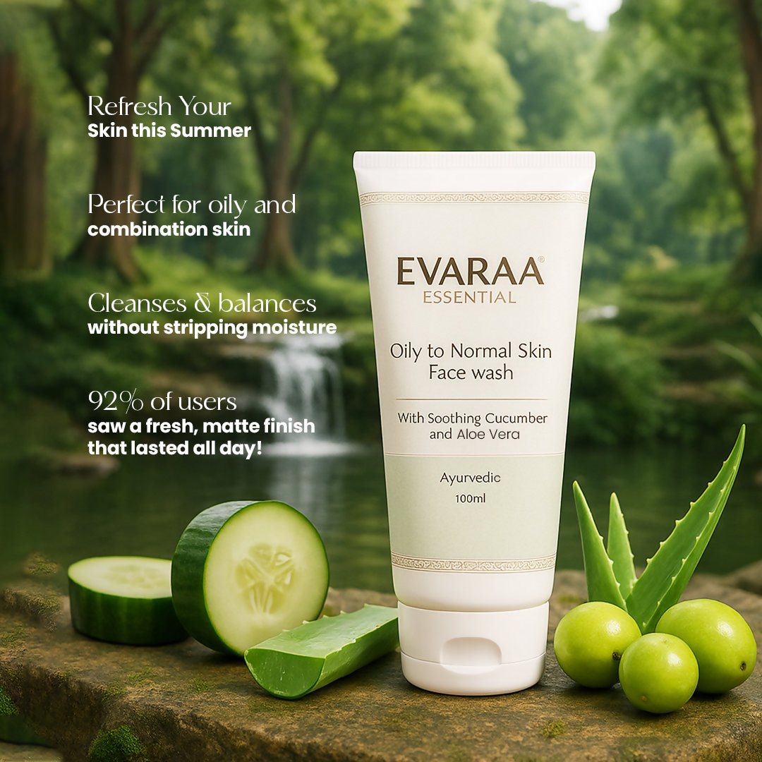 Evaraa Essential Oliy To Normal Skin Face Wash | Grocsy