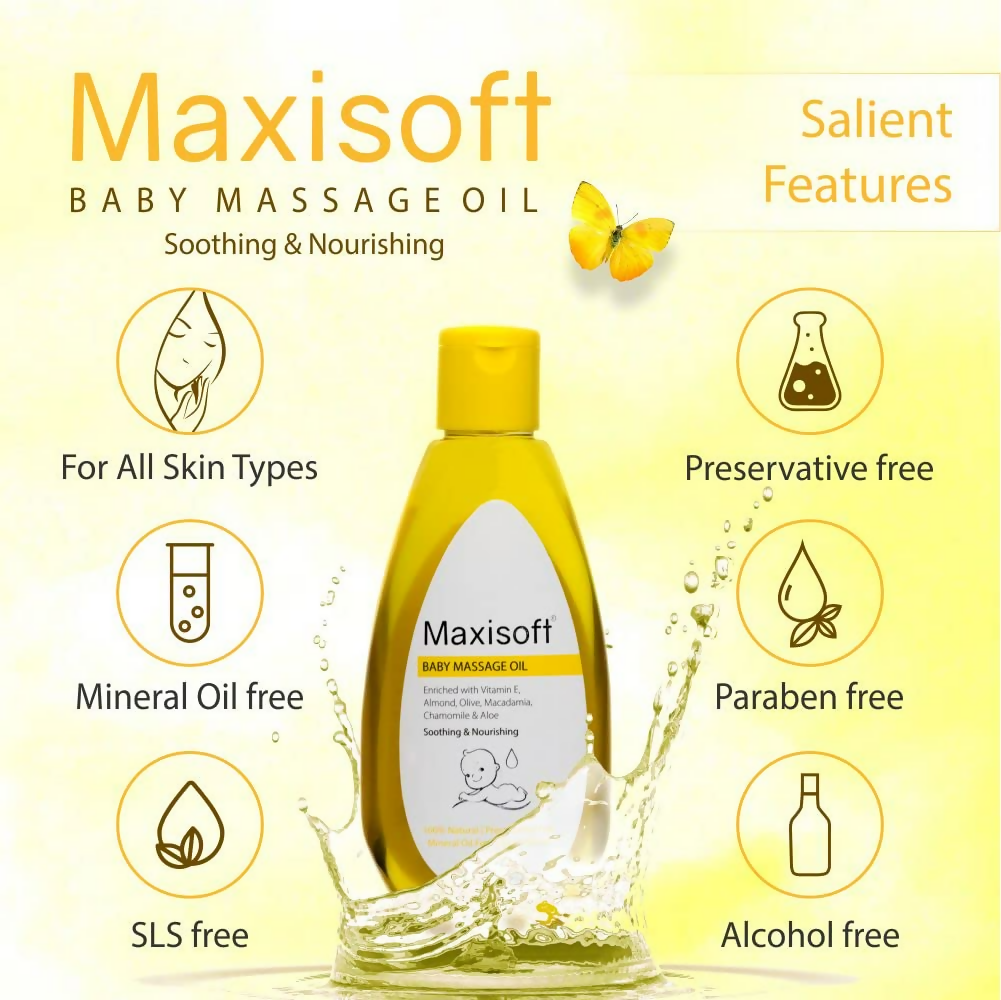 Maxisoft Baby Massage Oil For Kids | Grocsy