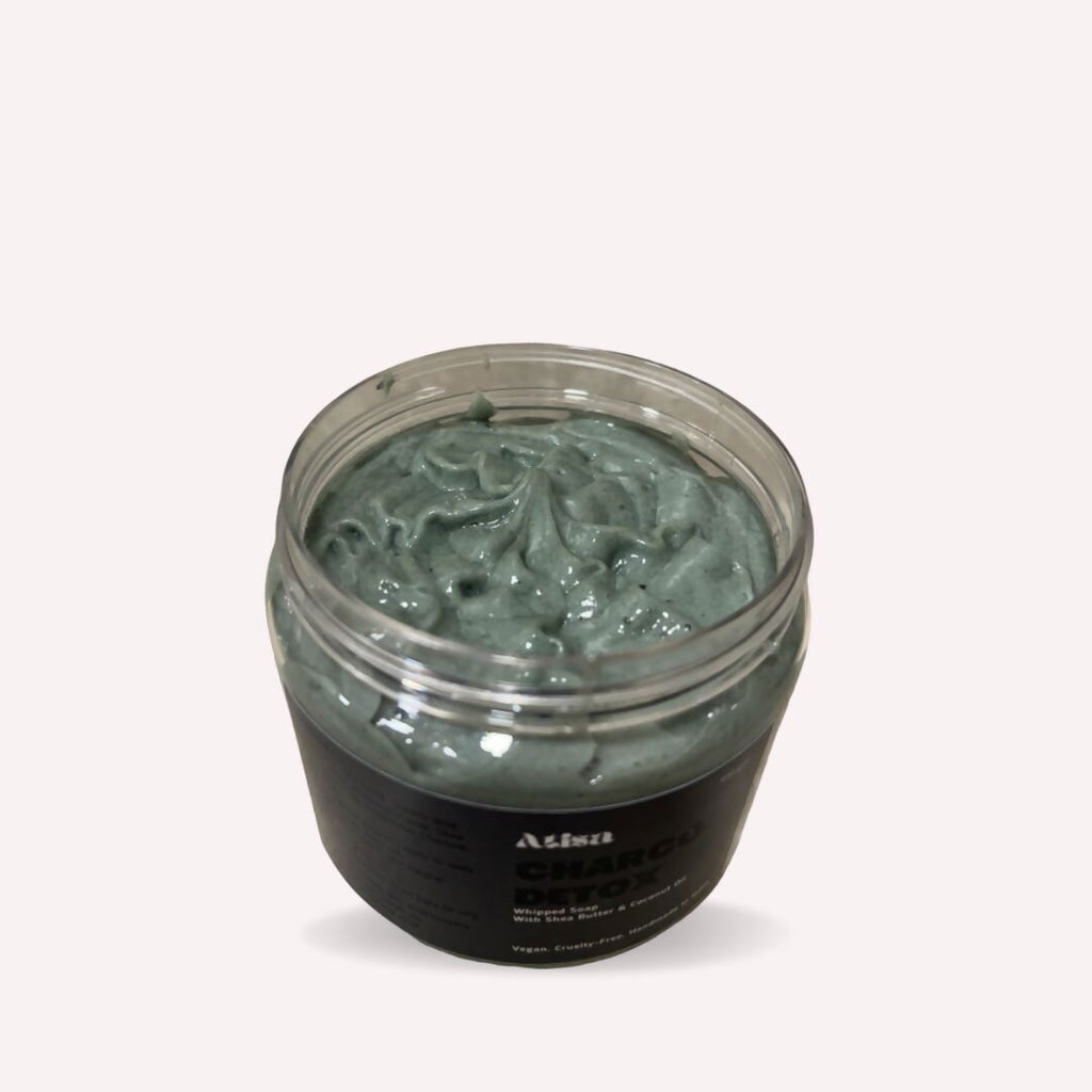 Atisa Charcoal Detox Whipped Soap | Grocsy