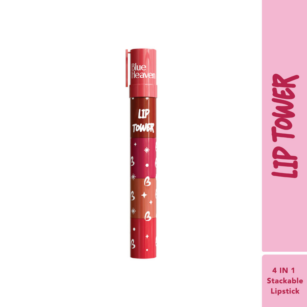 Blue Heaven Get Matte Lip Tower 4 - In - 1 Stackable Lipstick | Grocsy