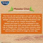 Tetley Masala Chai With Natural Flavour Black Tea Bags | Grocsy