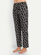 Alvano Beautiful Floral Print Co-ord set for Women's and Girls Rayon (Black) | Grocsy