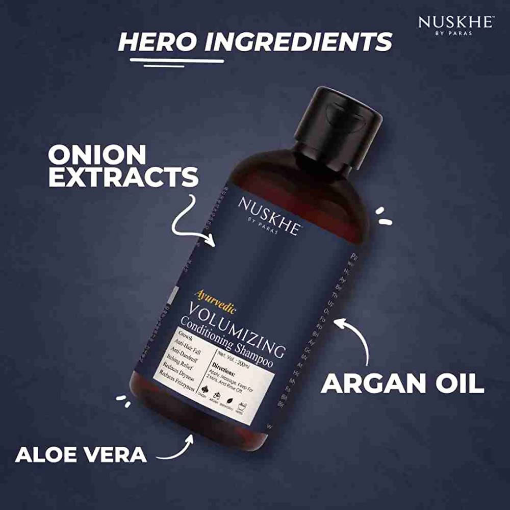 Nuskhe By Paras Ayurvedic Volumizing Conditioning Shampoo | Grocsy