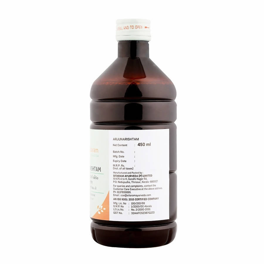 Sitaram Ayurveda Arjunarishtam Syrup | Grocsy
