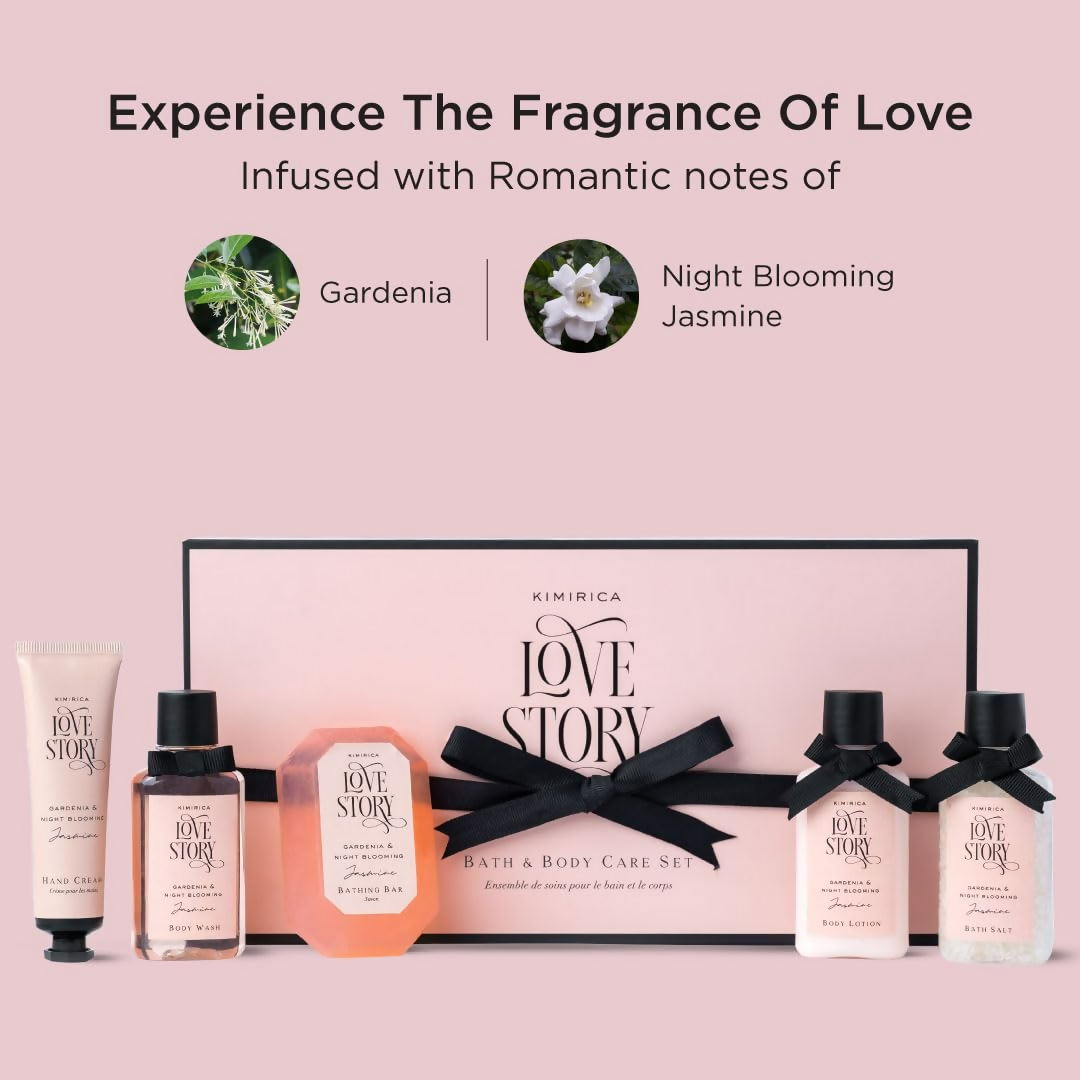 Kimirica Love Story Luxury Bath & Body Care Set | Grocsy