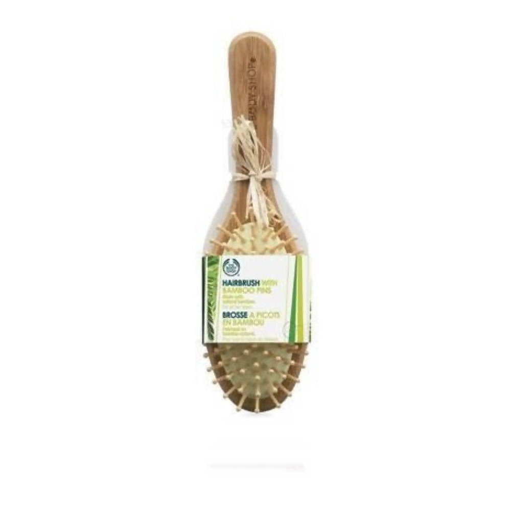 The Body Shop Hairbrush With Bamboo Pins | Grocsy