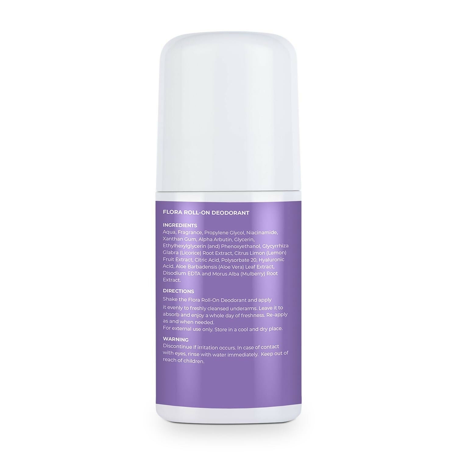 Bella Vita Flora Natural Underarm Roll On Deodorant for Women | Grocsy
