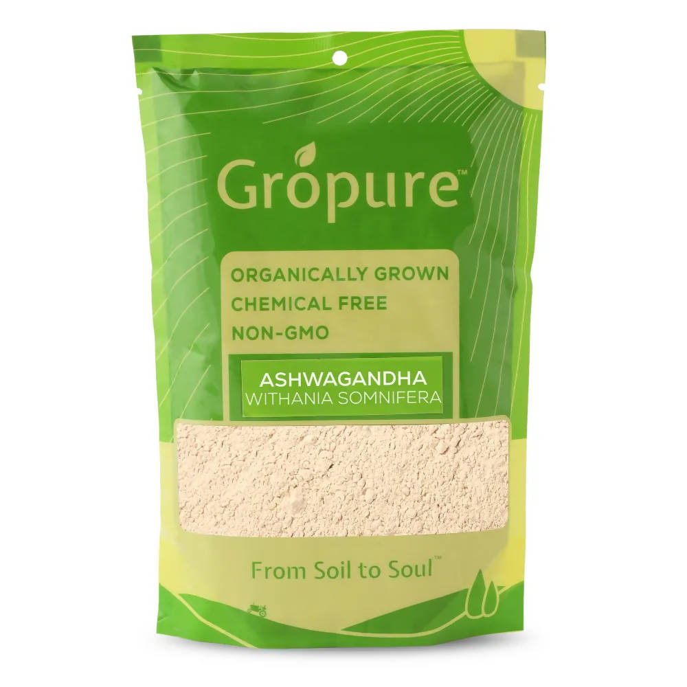 Gropure Organic Ashwagandha Powder | Grocsy