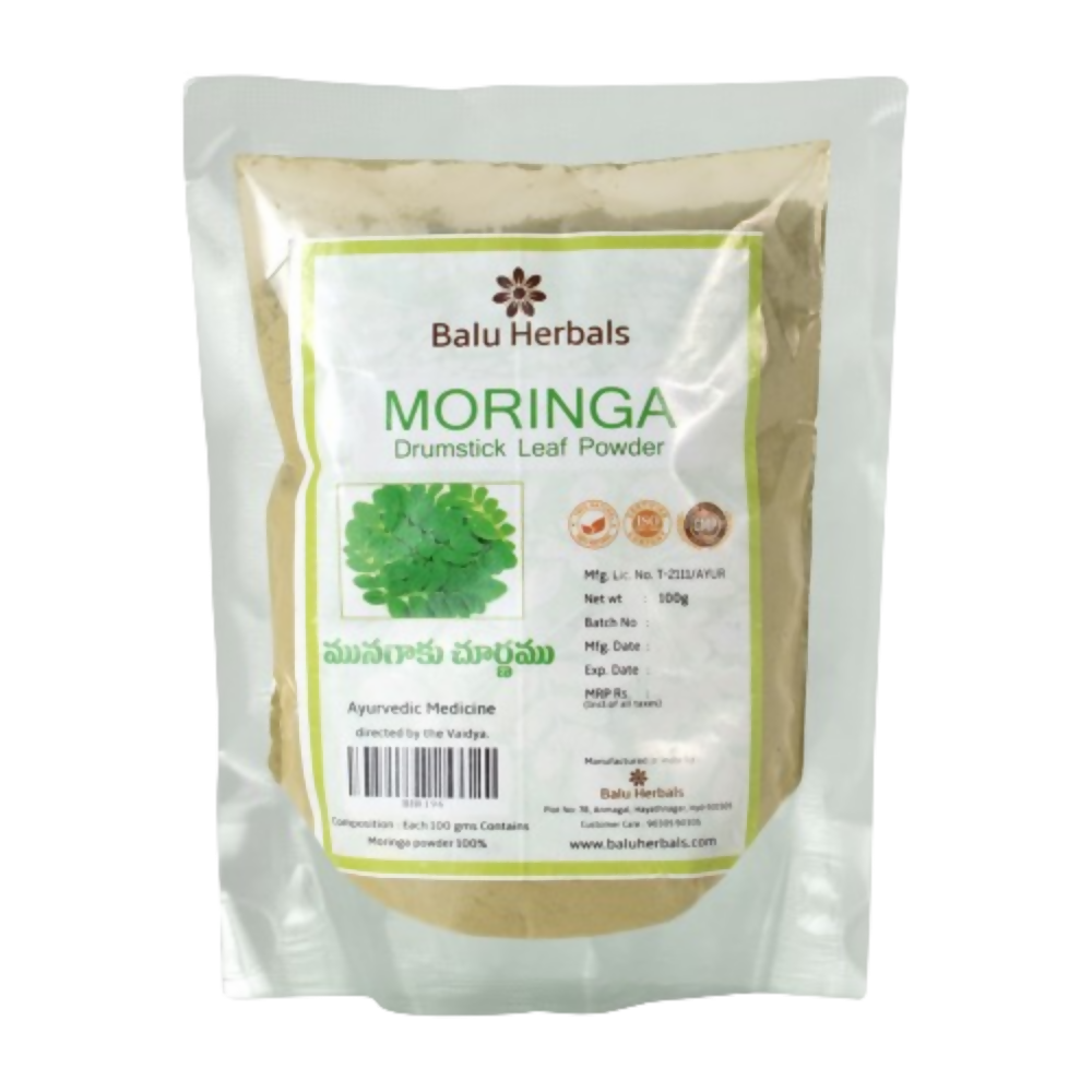 Balu Herbals Moringa (Munagaku) Powder | Grocsy