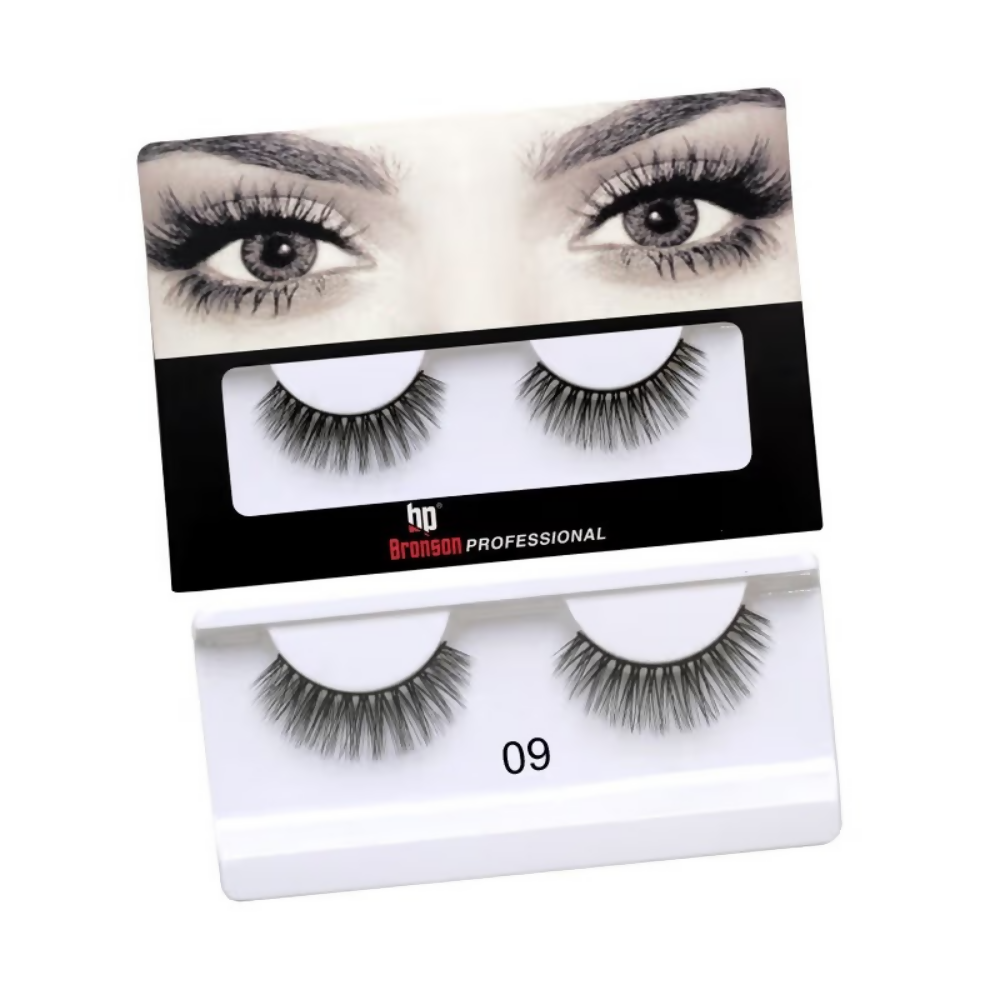 Bronson Professional 3D Effect Long and Natural Look False Eyelashes - 09 | Grocsy
