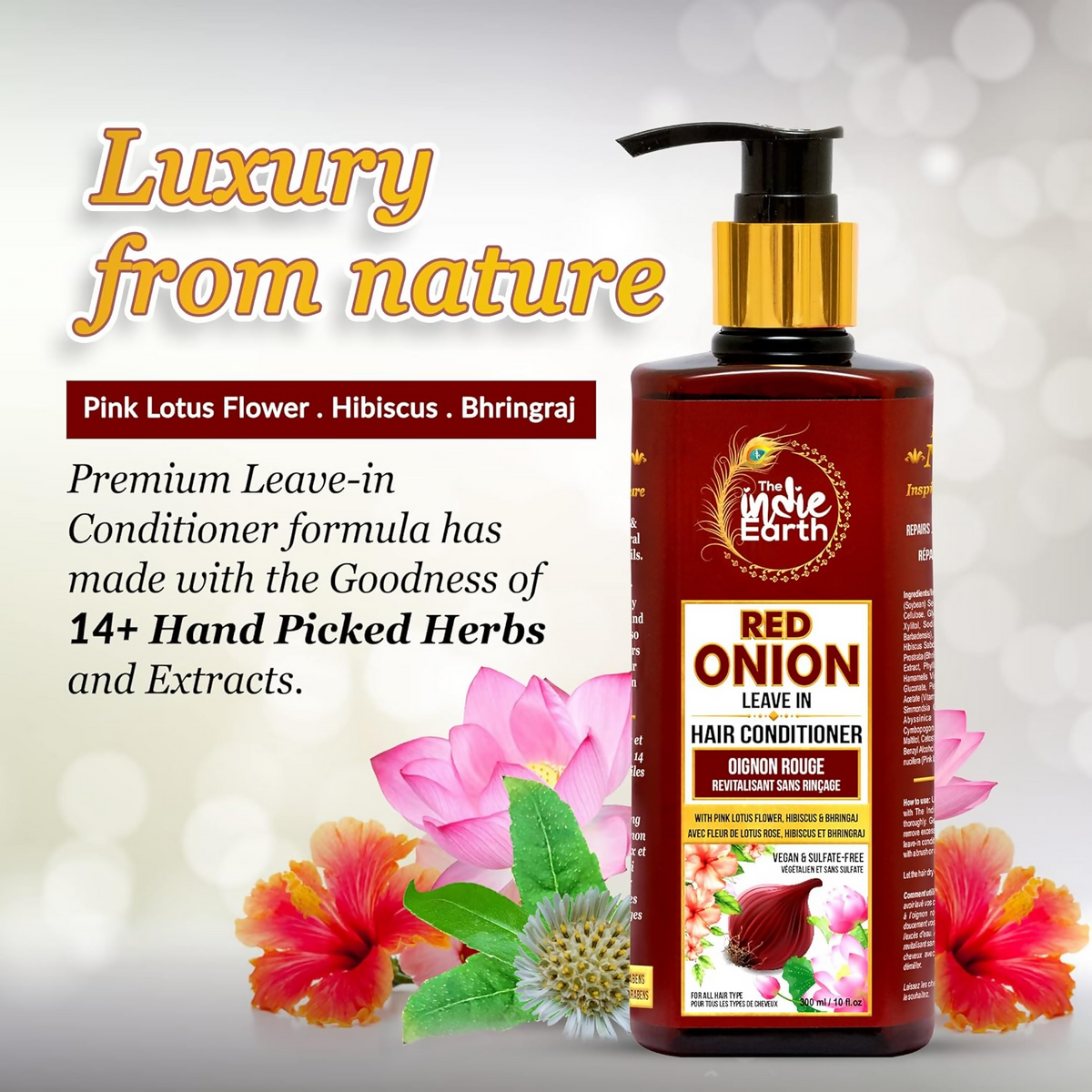 The Indie Earth Red Onion Leave-in Hair Conditioner | Grocsy