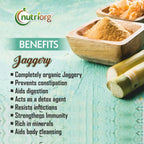 Nutriorg Certified Organic Jaggery Powder | Grocsy